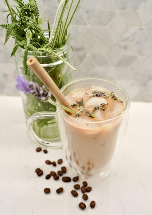 How to Make a Lavender Latte at Home (Easy Recipe with Homemade Syrup)