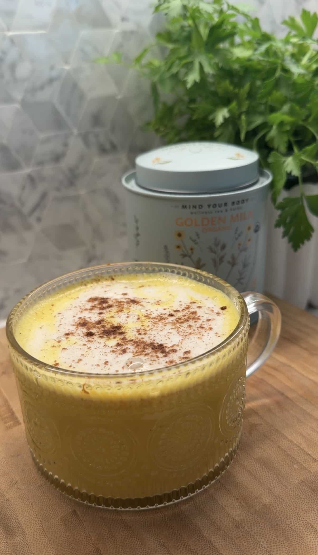 Golden Milk Latte (Easy 5-Minute Cozy Nighttime Drink)